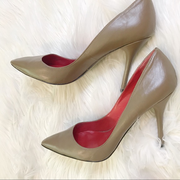 Charles Jourdan Shoes - Charles Jourdan Putty Stiletto Pumps Heels 9